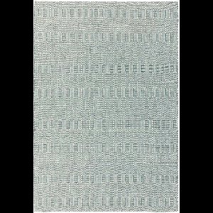 Easy Living - Sloan-Duck-Egg Vloerkleed - 200x300  - Rechthoek - Laagpolig Tapijt - Modern - Blauw, Wit