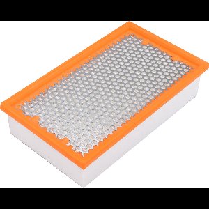 Geschikt voor BOSCH. Vlakfilter voor GAS 35, Stofklasse M, NATTE STERKTE, 2607432034. COVAKO Merk