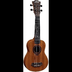 LAG Guitars Tiki Uku 8 TKU8C concert ukelele met gigbag