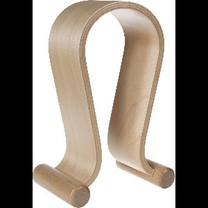 Houten Koptelefoonhouder Maclean MC-815O Hoofdtelefoonstandaard eiken