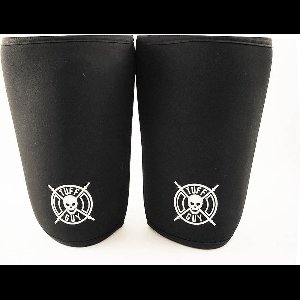 Tuff Guy - Professionele Knee Sleeves- Large -7mm- Heavy Duty Support en Hulp bij Fitness, Bodybuilding, Powerlifting, Gewichtheffen en Crossfit