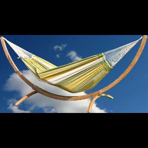 Hangmatset Dunes XL lime met Arc Lariks