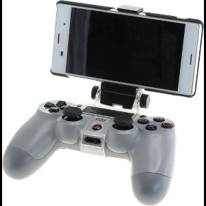 Smartphone houder voor PS4 controller met laadkabel
