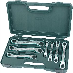 BrÃ¼der Mannesmann Ringratelsleutelset 7-delig