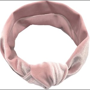 Hiden - Baby Velvet Hoofdband - Haardecoratie - Beauty & Verzorging | Licht Roze
