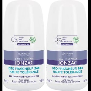 Eau de Jonzac Bio Hoge Tolerantie 24H Frisheid Deo Set van 2 x 50 ml