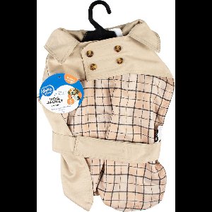 Duvoplus - Hond - Hondenjas Trench Coat Xl - 70cm Beige - 162270