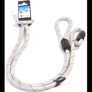 Duvoplus - Uitlaatriem Voor Dieren - Hond - Dressuur Sliplijn S - 183cm/10mm Grijs - 1st