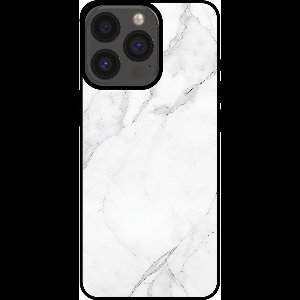 Smartphonica Telefoonhoesje voor iPhone 13 Pro met marmer opdruk - TPU backcover case marble design - Wit geschikt voor iPhone 13 Pro