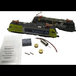 micromotor NH001F motor ombouwset voor Hobbytrain 10105, 219670-219672, 219674-219675, u.a.