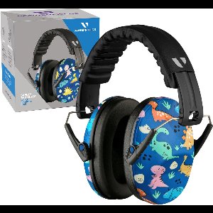 Vanderfields Gehoorbescherming Kinderen - Gehoorbeschermers Kinderen - Oorkappen Kinderen - 3-16 jaar - 26 dB - Dinosaur Club - V-Star
