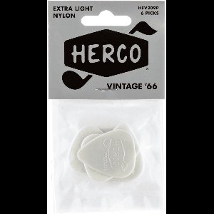 Herco - Vintage '66 - Plectrum - Extra Light - 6-pack