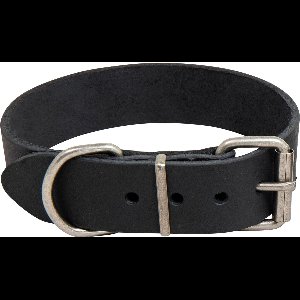 Animal Boulevard Ab30021 - Hals- En Leibanden - Hond - Ab Country Leather Hd Halsband Zwart-40mmx57-65cm - Maat: 40mmx57-65cm - 198100