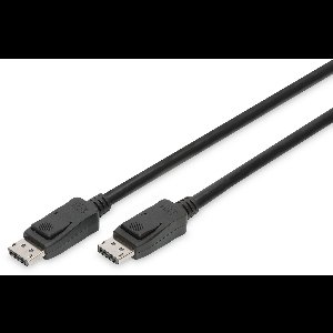DIGITUS Displayport aansluitkabel - Displayport 1.3 - UHD-II 8k/30Hz - 4k/120Hz - 1m - geschikt voor monitoren, grafische kaarten