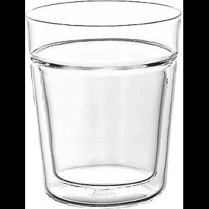 HARIO Twin Rock Glass, 260mL - Dubbelwandig Whiskeyglas - Warme en Koude Dranken - TRG-260
