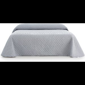 Belmarti® Bedsprei Nature 250x270cm - Lichtgrijs - Omkeerbare & Gewatteerde Sprei - Waterafstotend - 100% Gerecycled Polyester - Premium kwaliteit