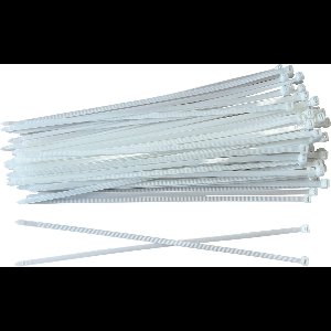 Kortpack - Kabelbinder/Tyraps - 292mm lang x 3.6mm breed - 1000 stuks per verpakking - Witte kleur - (099.0365)