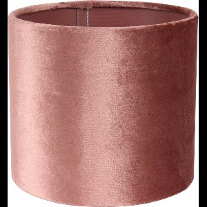 Baroque - Lampenkap - Lampenkap 15 cm - Cilinder - Roze - Stof - 13x15x15 - Fabric