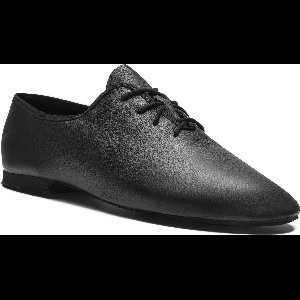 Rumpf 1260 Jazz Schoenen - Jazzschoenen Zwart Leer - Volledige Zool Suede - Salsa & Latin Dansschoenen - Maat 40 (UK 6.5)