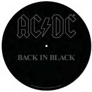 AC/DC Back In Black - Slipmat