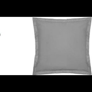 Kussensloop - Sierkussenhoes - Kussenhoes - Atmosphera Créateur d'intérieur - 100% katoen - Grijs - Vierkantjes 63x63cm