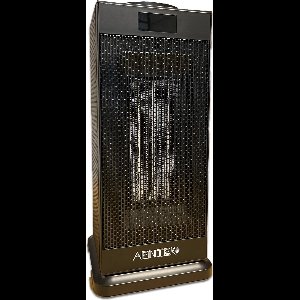 Elektrische kachel EK04 - 2000W - Keramische Kachel - 25m² - Draagbaar - Kantelbeveiliging - Ventilator - 1350W of 2000W - Zwart