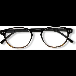 Noci Eyewear QCB003 Boston Leesbril +3.00 - Zwart, tortoise uitloop