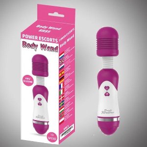 Power Escorts Body Wand Massager - Clitoris VIbrator - 18 Cm - 10-Speed - BR85 - Roze