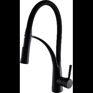 Zwarte kraan Keukenkraan OMNITAIR FLEX ZWART keukenmengkraan