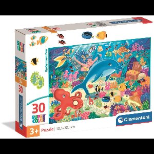 Clementoni - Kinderpuzzel - 30 Stukjes - Onderwater Avontuur - Puzzel vanaf 3 jaar