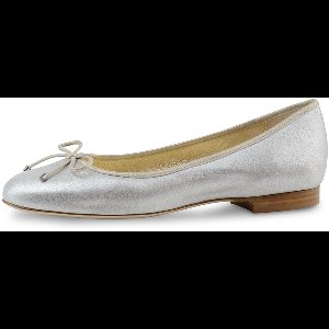Werner Kern Kyle Ballerina's Zilver/Goud - Dames Instappers - Ballerina schoenen - Ballet flats - Lederen Zool - Werner Kern Ballerinas - Zilver - 42.5