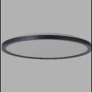 Aquavive - plafondlamp Nera - zwart - ⌀29,4cm 17,5W