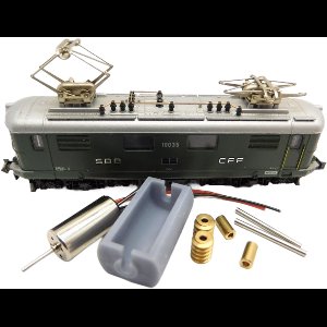 micromotor NH011C motor ombouwset voor NH011C Hobbytrain / Kato Re 4/4 I
