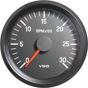 VDO Cockpit International Toerenteller 3.000 RPM 80mm 24V
