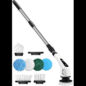 Spalax Elektrische Schoonmaakborstel - Schrobborstel - Poetsmachine - Schrobmachine - Schrobber met Steel