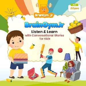 BrainGymJr : Listen & Learn with Conversational Stories for Kids (8 - 9 years)