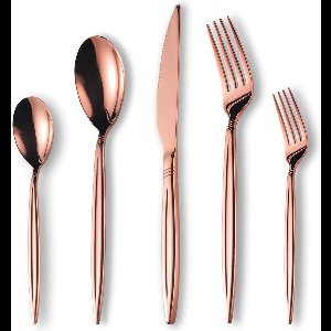 30 stuks bevatten: 6 van elk, dinerlepel, dinervork, dinermes, theelepel, theevork Duurzaam RVS 18/0 food sat, buigt niet; Sterk antiroest, ontwikkeld voor een goede grip voor volwassenen en kinderen. Goed uitgebalanceerd om veilig in uw hand te rust