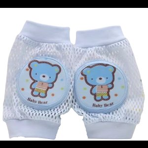Baby Kniebeschermers – Ademend Mesh – Voor 0-3 Jaar – Zomer Comfort – Kruipen & Leren Lopen