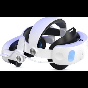 JustValue Elite Strap met Accu en VR Cover geschikt voor Meta Quest 3 – 10000mAh – Verstelbare Hoofdband – Comfort Accessoire – Ergonomisch Design – Geschikt voor Oculus Quest 3 – VR Headstrap met Batterij