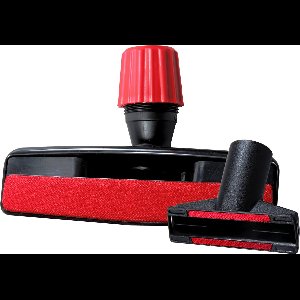 Dparts grote dierenhaarborstel én kleine zuigmond met rode strip - geschikt voor dierenharen, hondenharen, hondenhaar, kattenhaar verwijderen - stofzuigervoet, borstel, opzetstuk, hulpstuk, accessoire, stofzuigerborstel, stofzuigermondstuk, mondstuk