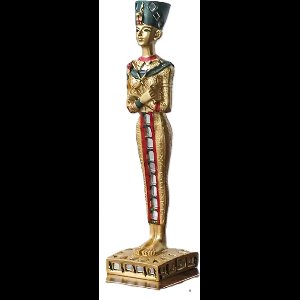 Farao Nefertiti beeld - 19cm. Egyptische godin