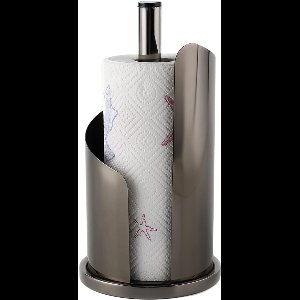 GTB® Keukenrolhouder Staand - Gootsteenkast Organizer - Zwart - 16cm x 33cm x 33cm