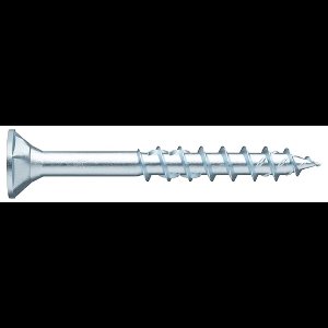 Wurth - ASSY 4 CSMP staal verz. DD verz.kop freesholtes RW - ASSY® 4 CSMP universele schroef Staal verzinkt deeldraad verzonken kop met freesholtes - x 100 st - Interne aandrijving RW20