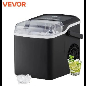 MazrekuHome® - Ijsmachine - Ijsblokjesmachine - Met schepje - Ijsblokjesmaker - Incl smart cleaning mode - In 7 minuten, 9 ijsblokjes