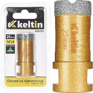 Keltin Diamantboor - Gatenzaag - 25 mm - M14 - Voor nat en droog boren