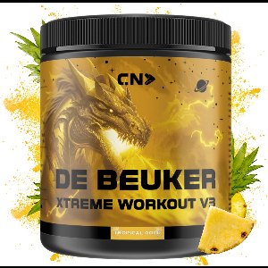 CN Supplements Xtreme Workout V3 - Tropical Gold - Pre Workout - Met Cafeïne - 300 gram - 30 doseringen