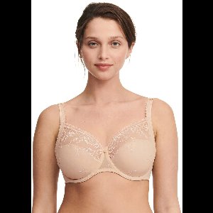 Kanten Beugel BH - Every Curve - Full Cup - Stevige full cups bh - Goede ondersteuning - 80C - Beige