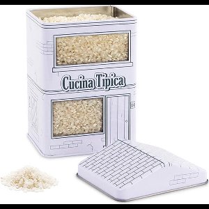 Balvi Voorraadbus 16,6 X 10,5 Cm Blik Wit