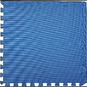 Puzzle Rubber Foam Floor Mats 8 parts 60 x 60 cm Blauw