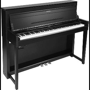 Medeli DP650K/BK Digitale Huiskamer/home Piano incl onderstel, pedalen en toetsen afdek klep